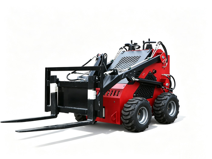 XM380 Skid‑Steer Loader with Forks