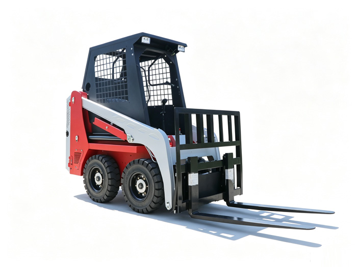 XM80 Skid‑Steer Loader with Forks